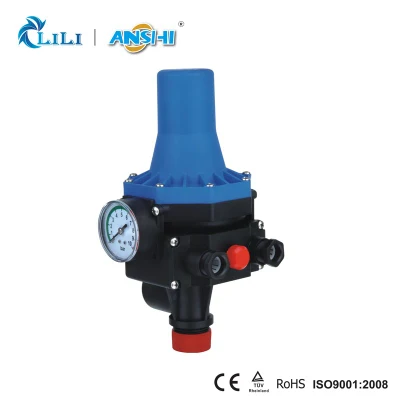 Anshi Automatic Pressure Controller with Pressure Gauge for Water Pump (DSK