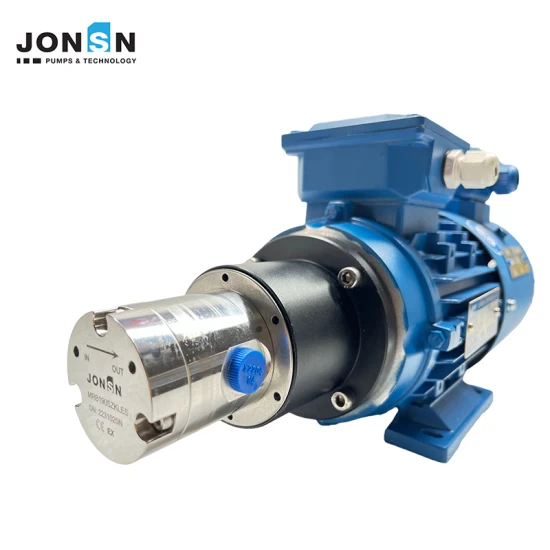 Variable Frequency Motor Drive Magnetic Preicison Gear Pump Flow Rate Adjustable
