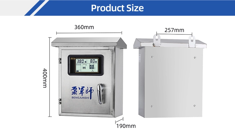 7.5kw Single Phase Electronic Borehole Pump Controller for Water Transfer