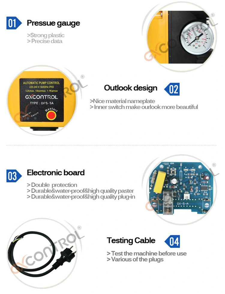 China Pressure Controller for Water Pump Pressure Kit